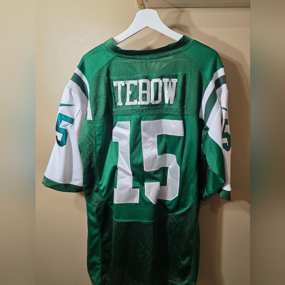 New York Jets Tim Tebow #15 NFL Jersey – Men’s Size LARGE - Picture 1 of 7